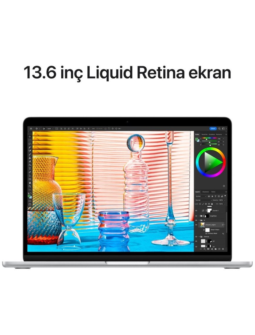 Apple MacBook Air M2 16GB 256GB SSD macOS 13" Taşınabilir Bilgisayar Gümüş MC7V4TU/A